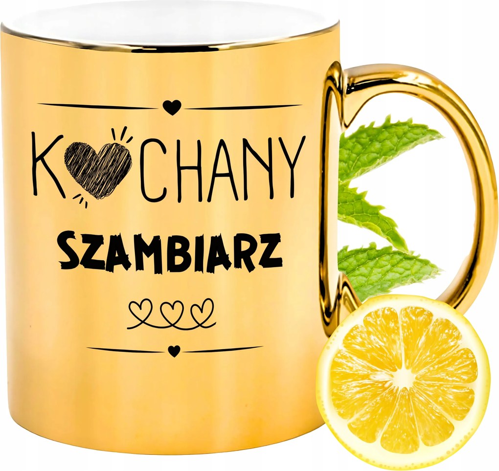 Arany csillogó bögre a sámánnak Ajándék fényképes nyomtatással