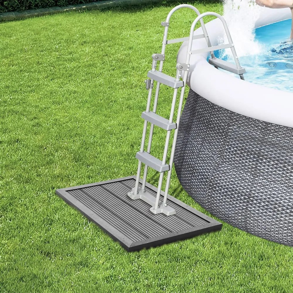 Casaria® Zuhanyszőnyeg 101x63x5,5 cm - antracit