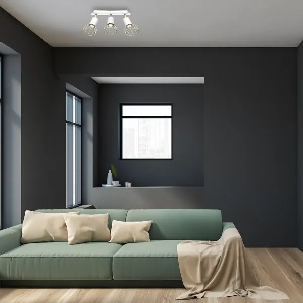 Spotlámpa DANTE 3xGU10/25W/230V fehér/arany