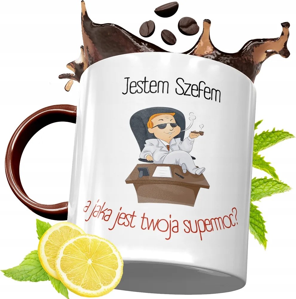 Bordó Bögre Főnöknek Születésnapi Ajándék fényképes nyomtatással