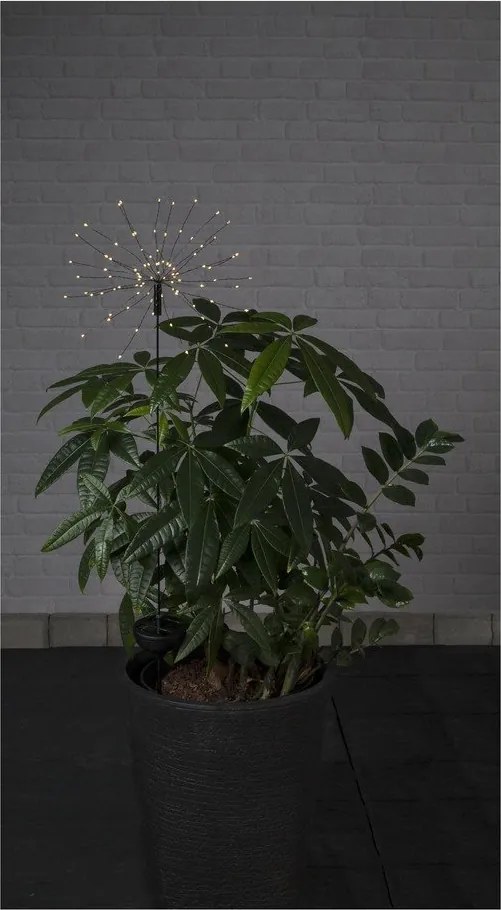 Firework kültéri napelemes LED lámpa fehér diódákkal, magasság 100 cm - Star Trading