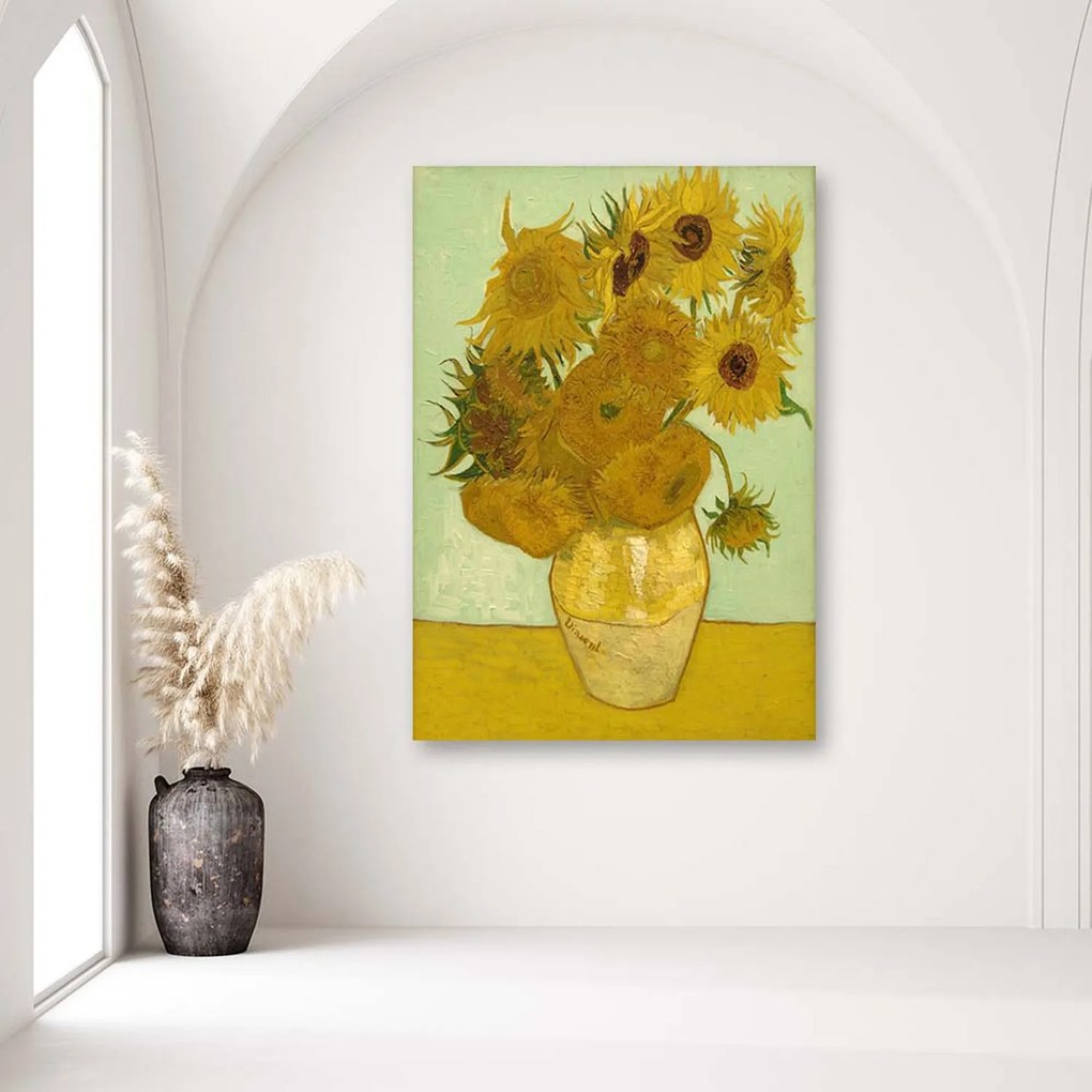 Gario Vászonkép Napraforgók - Vincent van Gogh reprodukció Méret: 40 x 60 cm
