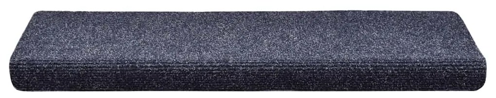 öntapadós lépcsőszőnyegek 30 db 65 x 21 x 4 cm kék téglalap alakú széllel