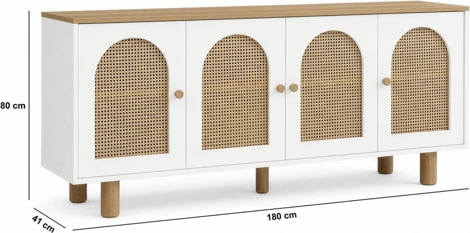 Bohem - White, Oak