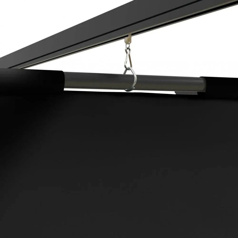 antracitszürke pavilon 4 x 3 m