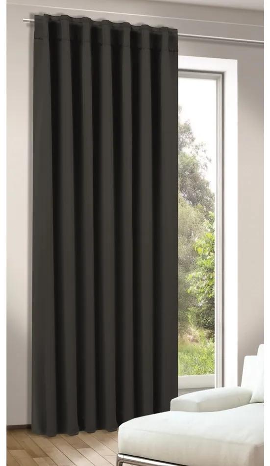 Tina sötétítő függöny, fekete, 245 x 140 cm