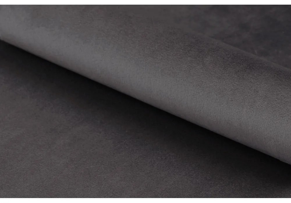 Center szürke bársony fotel - Actona