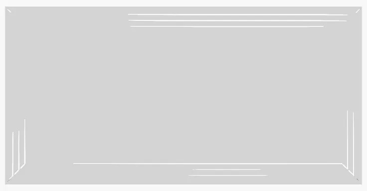 Moen White tükör 60 x 120 cm