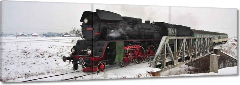 Festmények 150x50 Gőzmozdony Ol 49-59