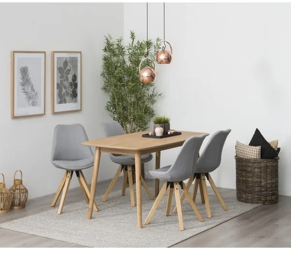 BERG étkezőasztal, tölgyfa