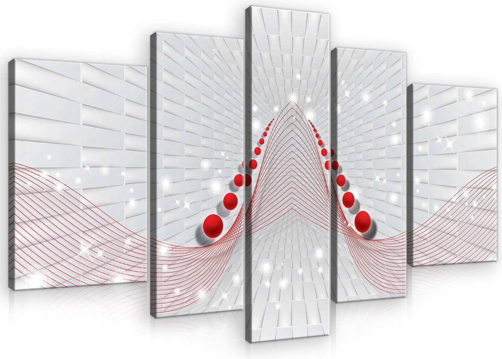 Vászonkép 170x100 Absztrakt dinamika mozgás futurizmus modern energia