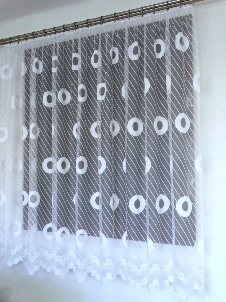 Mg Függöny jacquard 614/23 350X180 kész, M szalaggal