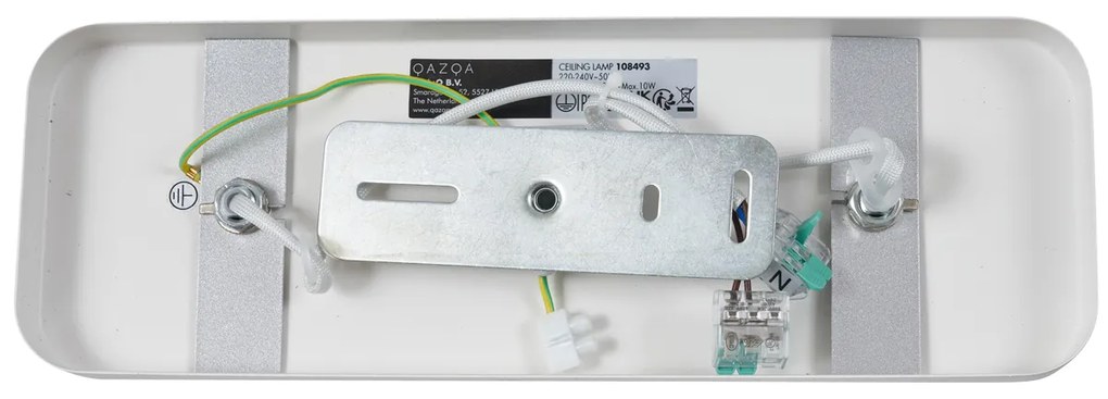 Design mennyezeti spotlámpa fehér GU10 70mm 2-lámpás állítható - Vo