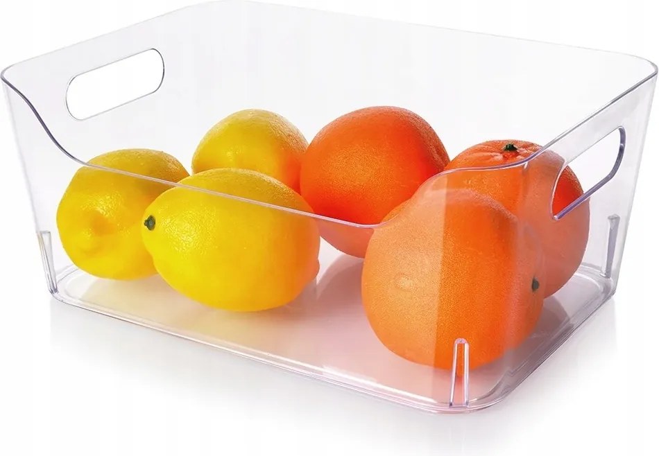 Hűtőszekrény Rendszerező Átlátszó 27X19X11,5CM Zöldség Gyümölcs Konyha