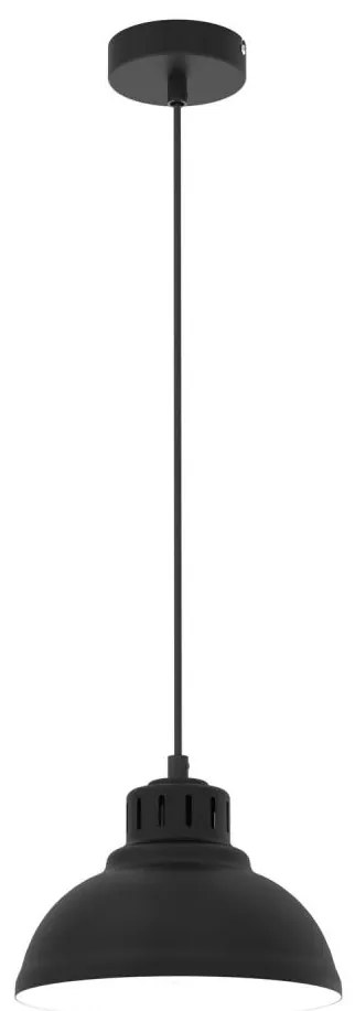 Csillár zsinóron SVEN 1xE27/15W/230V fekete