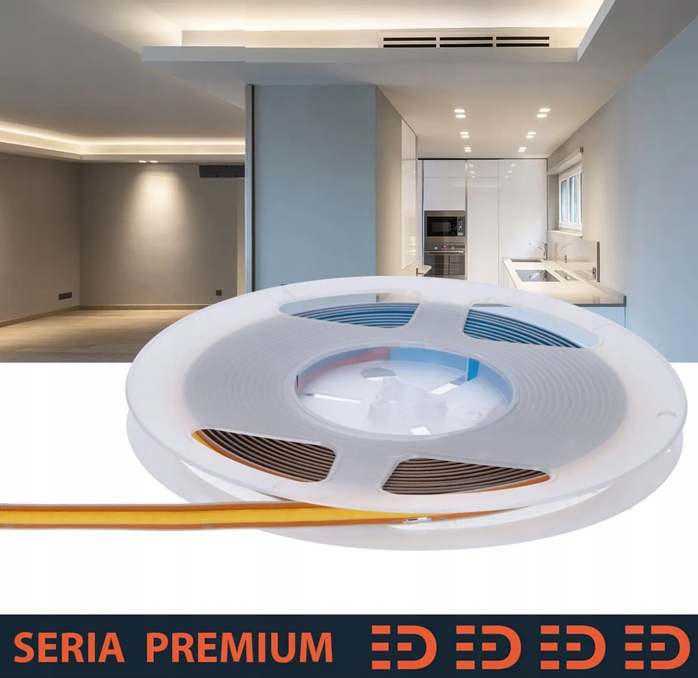 Led szalag FreeCut|Semleges fehér|12V|528 LED/m|880lm/m|5m|3 év garancia