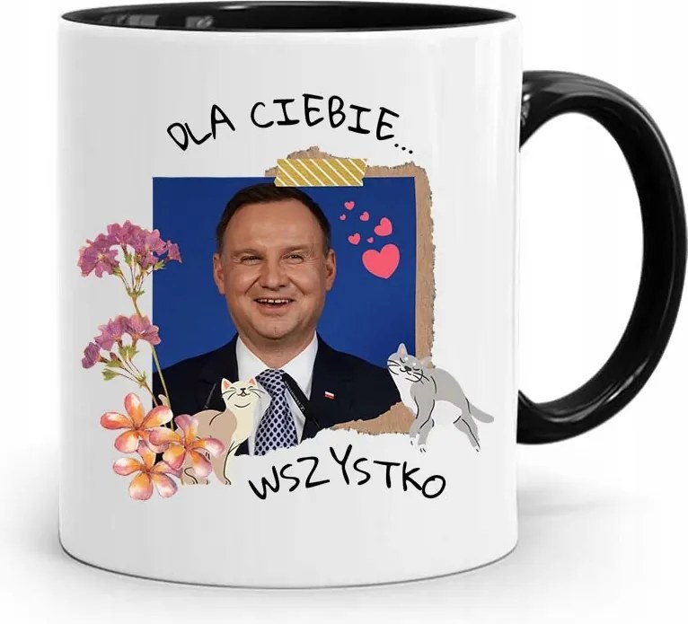 Fekete Bögre Elnök Andrádó Duda Neked