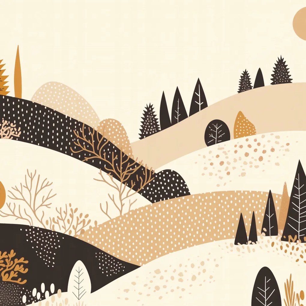 Poszter 60x60cm Ősz a hegyekben