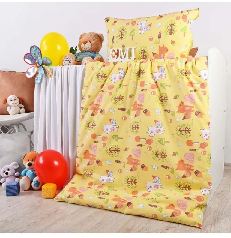 EMI mókusos gyerek ágyneműhuzat, Párna 50x70