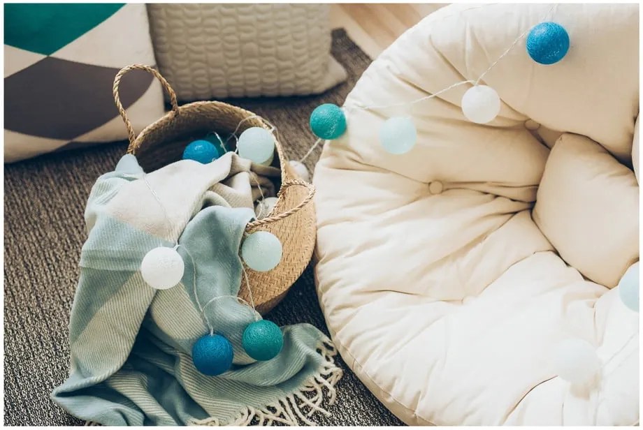 Türkiz LED fényfüzér 30 gömbbel - Bonami Essentials