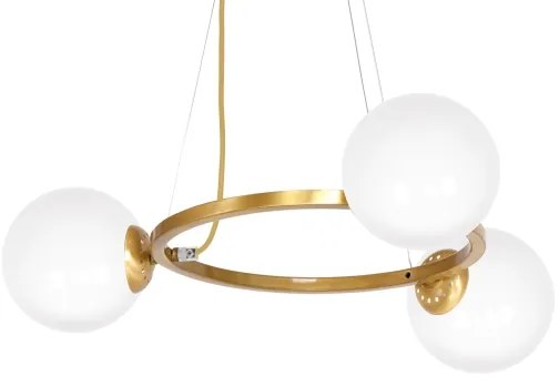 Csillár zsinóron VIENNA 3xE14/40W/230V arany