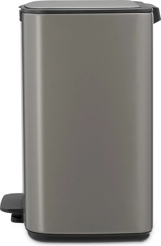Szürke acél pedálos szemetes 12 l Bo – Brabantia