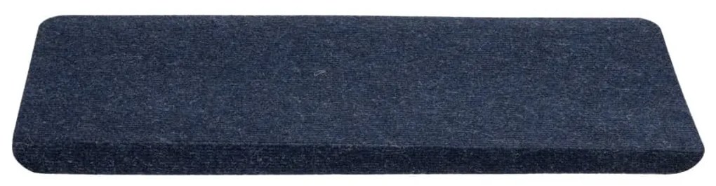 15 db kék öntapadó lépcsőszőnyeg 65x24,5x3,5 cm