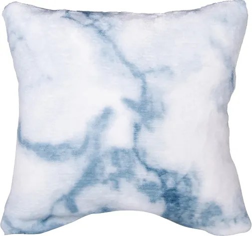 Puha, türkiz Rene párnahuzat 40x40 márvány Design