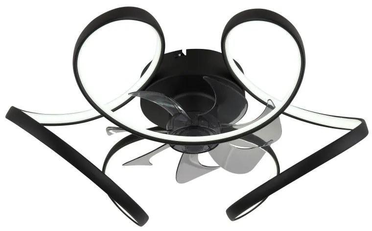 Globo Loris 03638 távirányítós mennyezeti ventilátoros lámpa, 30W LED, 3000K-6000K, 220-2200 lm