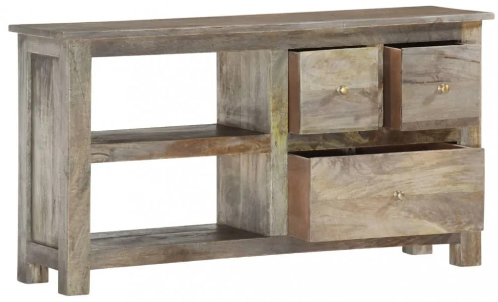 tömör mangófa TV-szekrény 100 x 30 x 55 cm