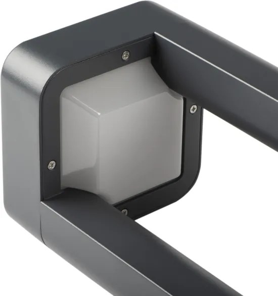 Kanlux 36552 - PEVO kültéri fali lámpatest 1xGX53/11W/230V IP44 antracit