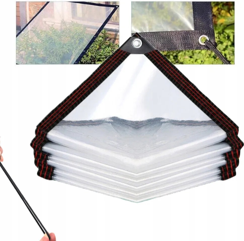 Ponyva Átlátszó Kerti Terasz Vízálló 2X3M Ponyva