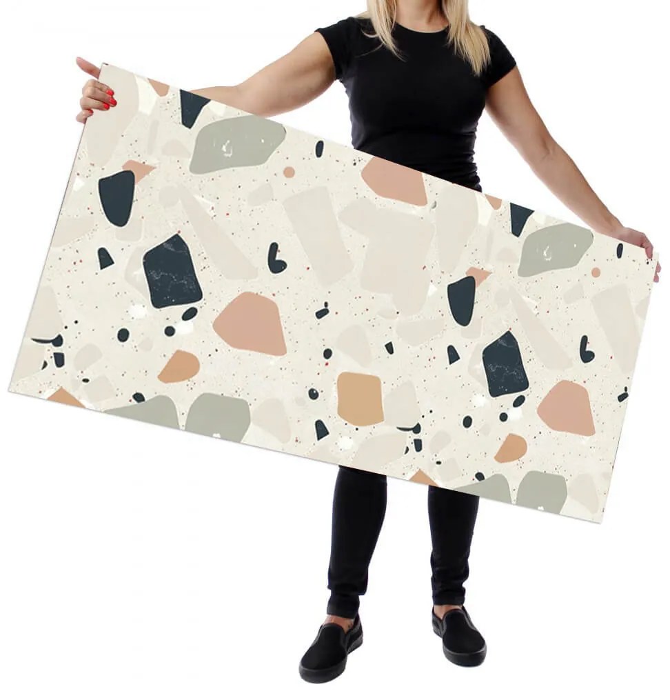 Wallplex konyhahátfal Terazzo (Méret: 60x180)