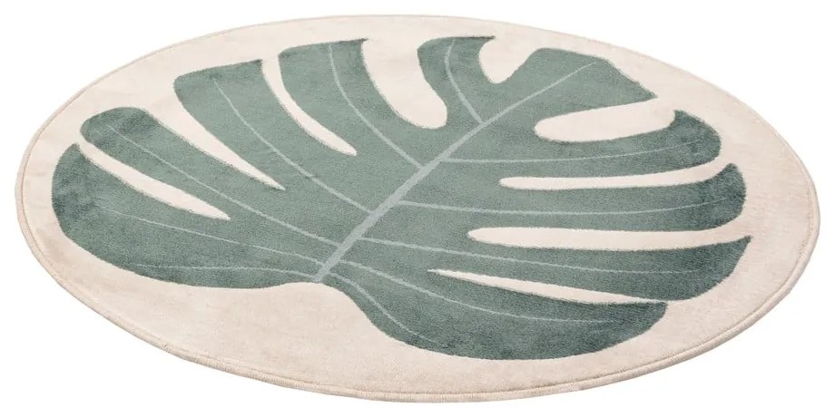 Zöld-bézs gyerek szőnyeg ø100 cm Deliciosa Malachite – FD