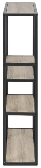 SARON fali polc, sonoma tölgy/fekete