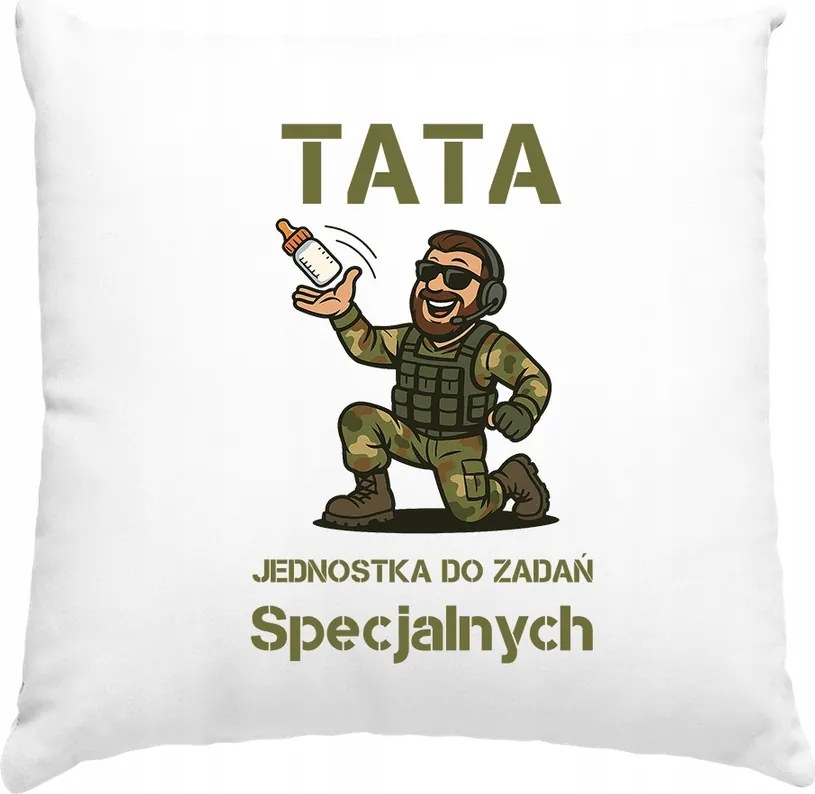 Apák napi párna Apák napi speciális feladatokhoz Fehér