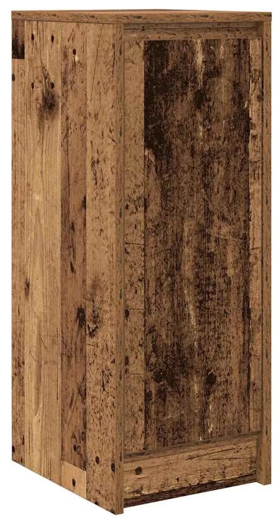 antik fa színű szerelt fa tálalószekrény 29,5x34x76 cm