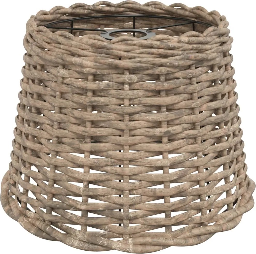 vidaXL barna fonott mennyezeti lámpaernyő Ø30 x 20 cm