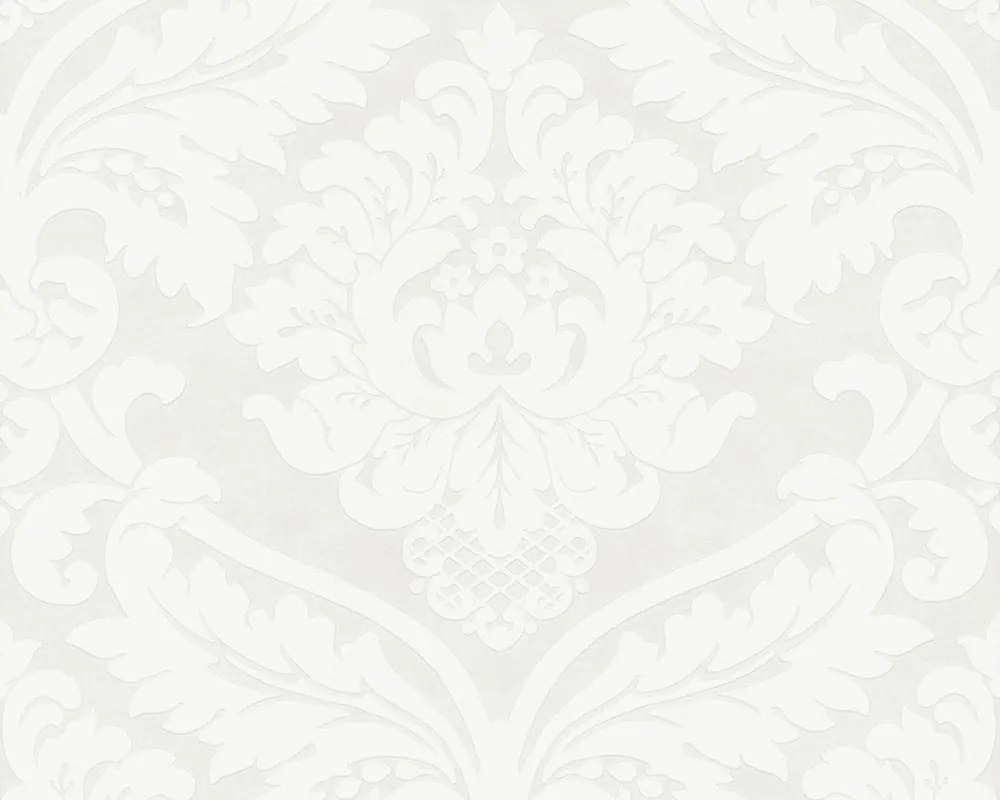 Vinyl tapéta dísz flizelin fehér glamour elegáns fali