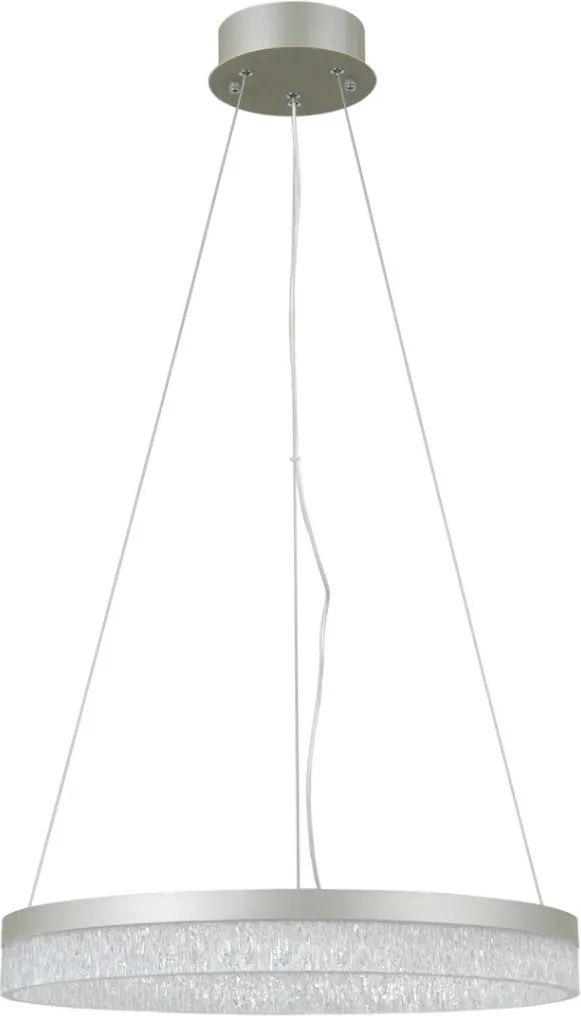 Italux Pantal PND-34533-M-SILV Függőlámpa 1x22W/LED 3000K/4000K/6000K IP20