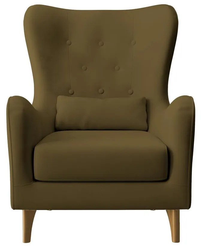 Fotel Calimero I (oliva + wenge). 1099352