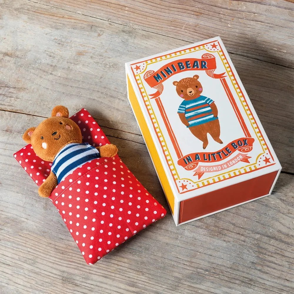 Plüssjáték Mini Bear in a Little Box – Rex London