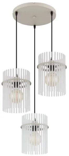 Globo 15698-3HRB - Kábeles csillár GORLEY 3xE27/60W/230V
