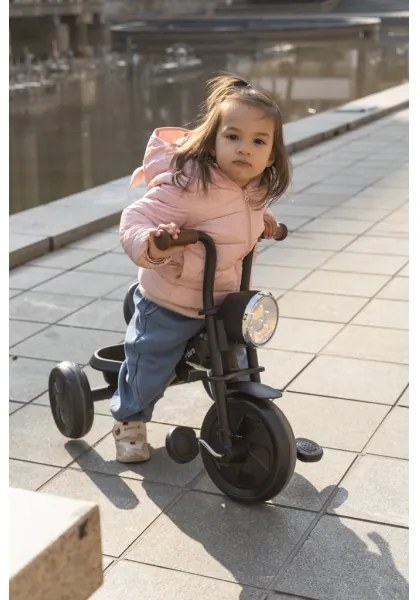 QPlay - Gyermek tricikli TRIDURO fekete/piros