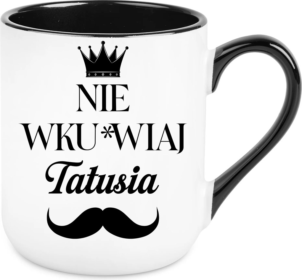 Bögre Elegant Fekete Ajándék Apák Napja Nem Apák Napja 330ml