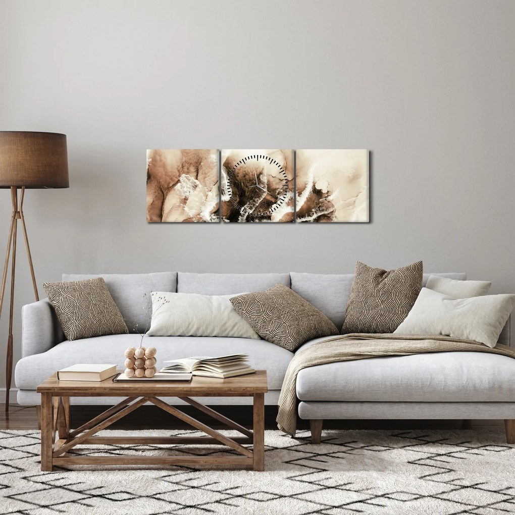 Kép - Absztrakció (órával) (90x30 cm)