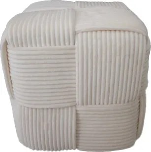 Fonott kocka puff 40 x 40 x 40 cm