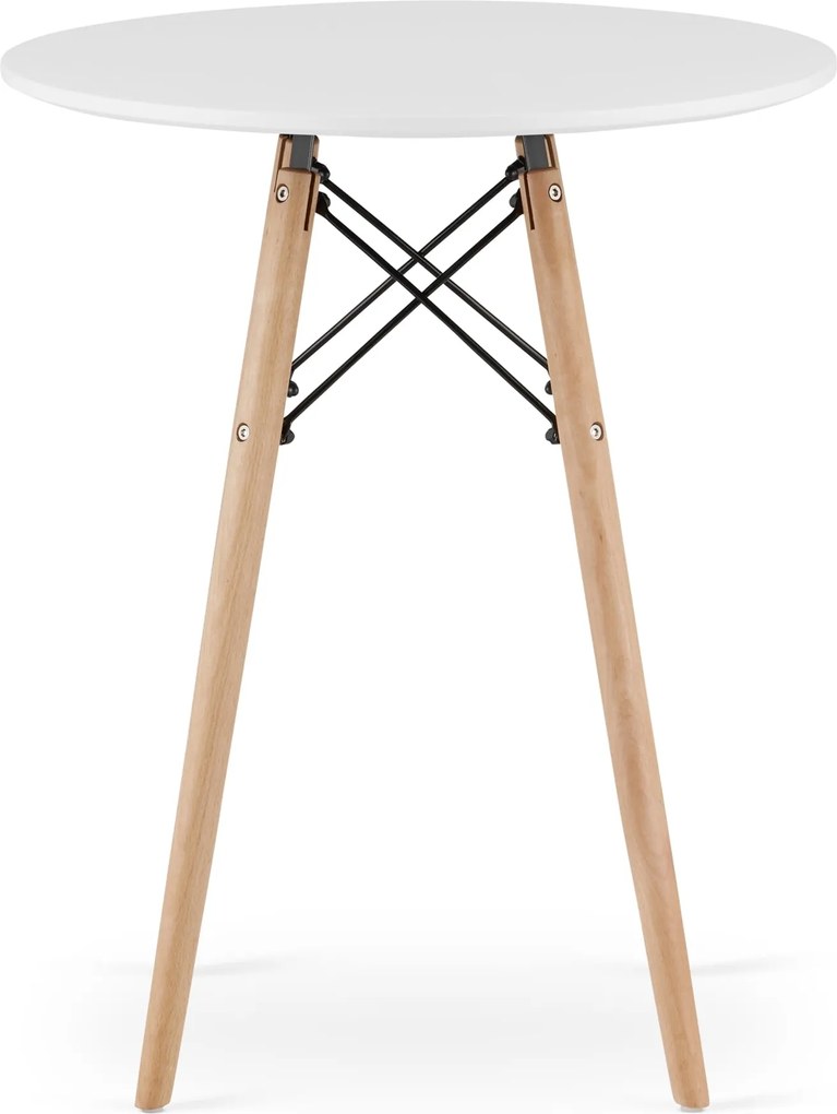 Fehér étkezőasztal OSLO 60x60