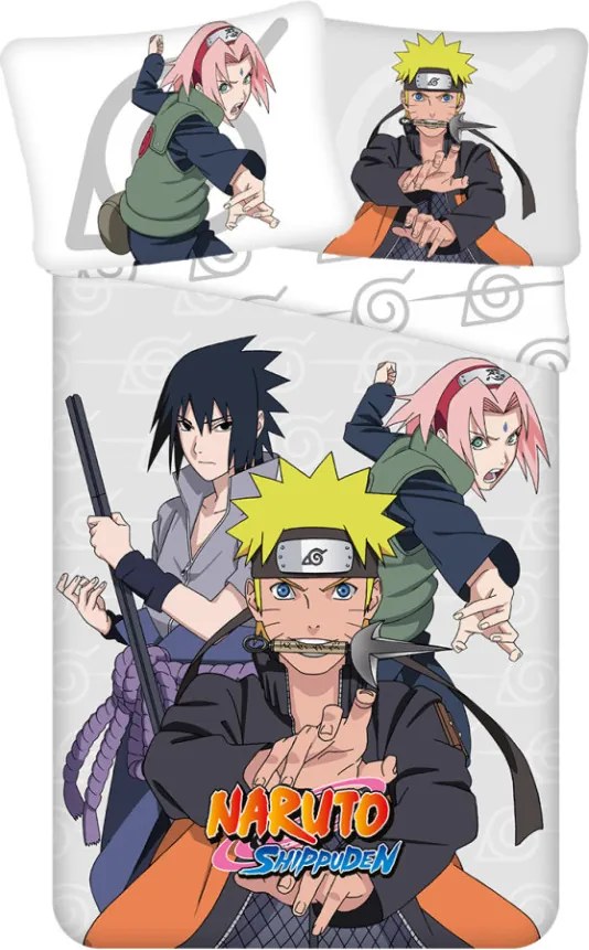 Naruto United ágyneműhuzat 140×200cm, 70×90 cm