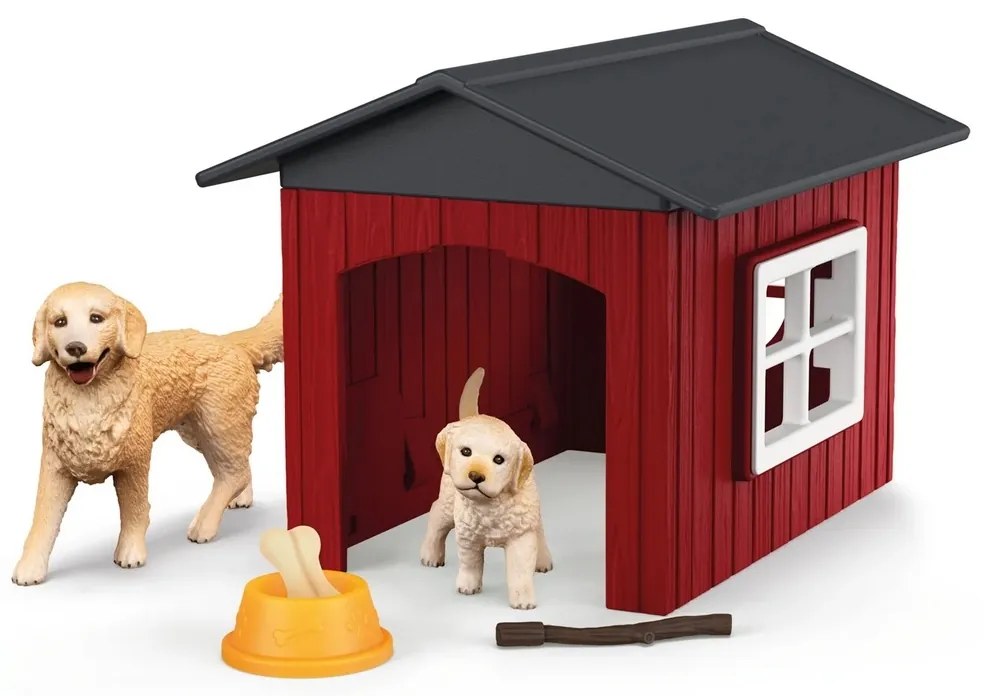 Schleich 42722 Kutyaház arany retrieverrel